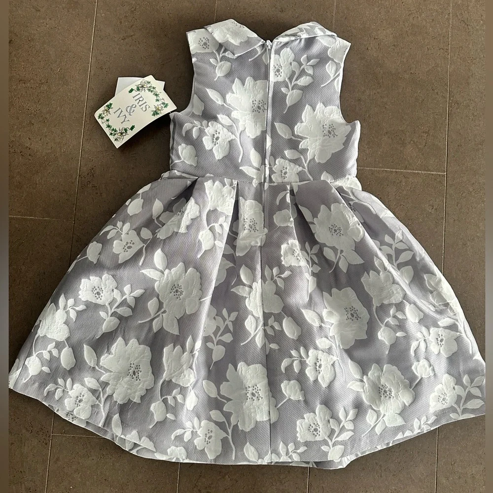Iris & Ivy Floral Party Dress 6X - Picture 8 of 12